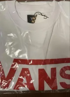 VANS ロゴ入り ホワイト Tシャツ