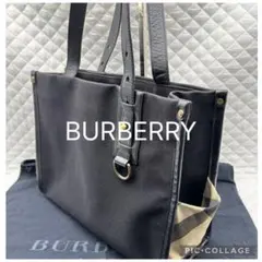 BURBERRY バーバリーロンドン　ノバチェック　キャンバストートバッグのサムネイル
