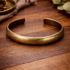 真鍮 バングル brass ヴィンテージ調 シンプル アクセサリー