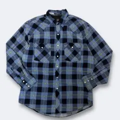 チェックシャツ 古着