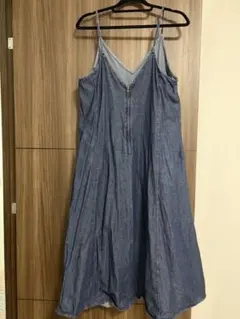 GU デニムキャミソールワンピース XLサイズ