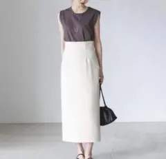 noble ジャージーライクカラータイトスカート 40