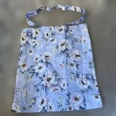 Francfranc 花柄エコバッグ 薄いパープル