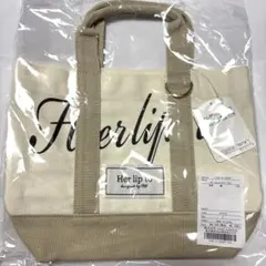 Herlipto ルミネ限定トートバッグ HLT Mini Tote white