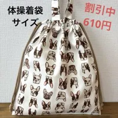 1130【おまとめ割不可】フレブル柄体操着袋