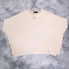 rivet&surge【F】半袖ニット　ベージュ　フリーサイズ　レディース　薄手