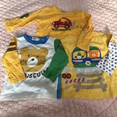 ミキハウス　ホットビスケッツ　ロンT 80