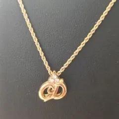 クリスチャン　ディオール　CD　ネクレス　ゴールド