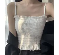 カップ付き　ブラトップ　キャミソール