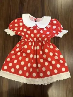 ミニー　ワンピース　4Ｙ　100 ディズニー　コスチューム　コスプレ
