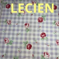 ルシアン　綿生地　キャンパス　薔薇　ノアゼットメアリーローズ　セミヴィンテージ