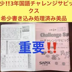㉓ら　サピックス SAPIX 小学3年 国語 チャレンジサピックス　重要教材 ㉓ら サピックス SAPIX 小学3年 国語 チャレンジサピックス 重要教材