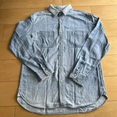 ユニクロ　デニムワークシャツ　L