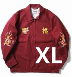 HOUSTON VIETNAM JACKET ベトジャン MAP XLマルーンのサムネイル