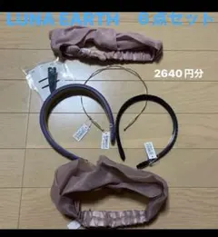 LUNA EARTH ヘアアクセサリー 6点セット　2640円分