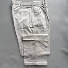 UNIQLO ベージュ スラックス イージーケア ウエスト82レングス85