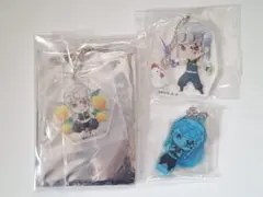 鬼滅　ローソン　ここみえ　ぺたん娘　アクリルキーホルダー　アクリルスタンド　宇髄