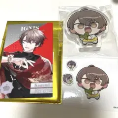 にじさんじ 加賀美ハヤト　アクリルブロック　パーツ　メタルカード　ステッカー