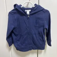 Ralph Lauren 12M ネイビー フルジップパーカー