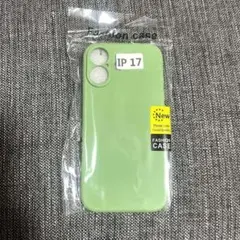 iPhone17 シリコンケース ライトグリーン
