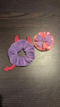 リボンバレッタ　小悪魔シュシュ