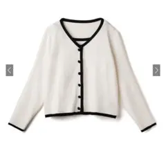 GRL 配色カーディガンxキャミソールニットアンサンブル Mサイズ