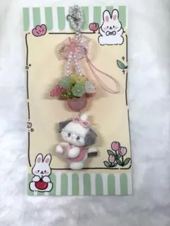 ハンドメイド 猫キャラクター チャーム