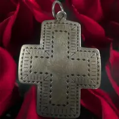 シルバー　クロス ペンダントトップ｜守護・祈りの象徴｜ヴィンテージ　刻印なし