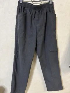 レディース　ゴムウエスト　裏起毛　サイドポケット付き