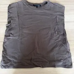 SUGAR SPOON ダークグレー　ノースリーブ Tシャツ F