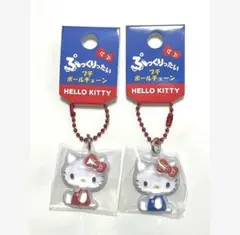 ぷっくりったい プチボールチェーン キーホルダー ハローキティ キティ サンリオ