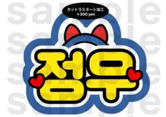 ジョンウ treasure うちわ文字 ネームボードのサムネイル