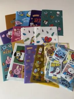 BT21 ミニクリアファイル　セット