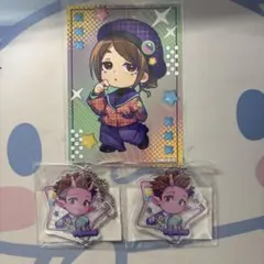 銀河特急ミルキー☆サブウェイ アクリルキーホルダー ブロマイド　リョーコ　アサミ