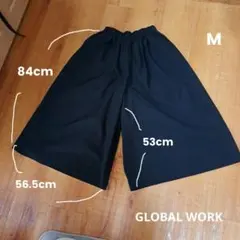 新品 GLOBAL WORK スカートミエ パンツ M