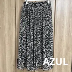AZUL レオパード柄　プリーツスカートのサムネイル