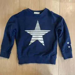 BEAMS mini キッズ トレーナー ネイビー 100cm