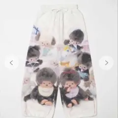 WEGO × Monchhichi モンチッチ コラボ スウェットパンツ