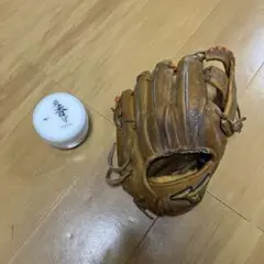 ミズノ硬式用グローブオレンジ