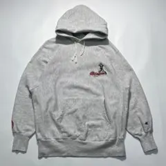 90s チャンピオン USA製 リバースウィーブ パーカー XL グレー7656