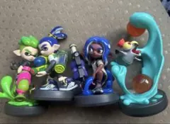 ニンテンドースイッチ　スプラトゥーン　アミーボ　amiibo 4個　コジャケ