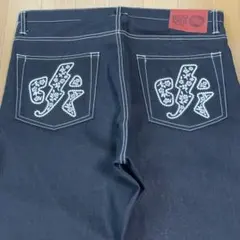 revolver　デニムパンツ　ラメ織り込みデニム生地　⑤のサムネイル