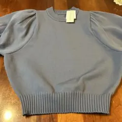 BONJOUR SAGAN グレー 半袖ニット