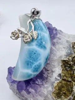 行ってらっしゃい期間限定価格！高品質ラリマーペンダントトップパワーストーン天然石