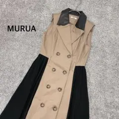 【MURUA】レイヤードトレンチコート ノースリーブのサムネイル
