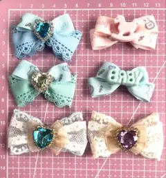 ハンドメイド　リボン　モチーフ