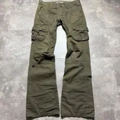 00s/gimmick flare cargo pants/Y2K/亜熱帯のサムネイル