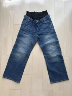 マタニティ デニム パンツ エンジェリーベ
