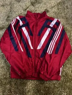 Allout ナイロンジャケット パンツ セットアップ レッド M - メルカリ