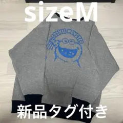 セサミストリート　レディース　裏起毛トレーナー　クッキーモンスター　ユニバ